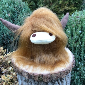 Highland Cow Handmade Hairy Coo Gnome Decoration