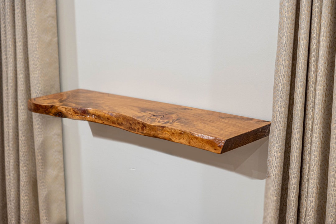 Live Edge Wooden Shelf Wooden Housewarming Gift Kitchen Decorative