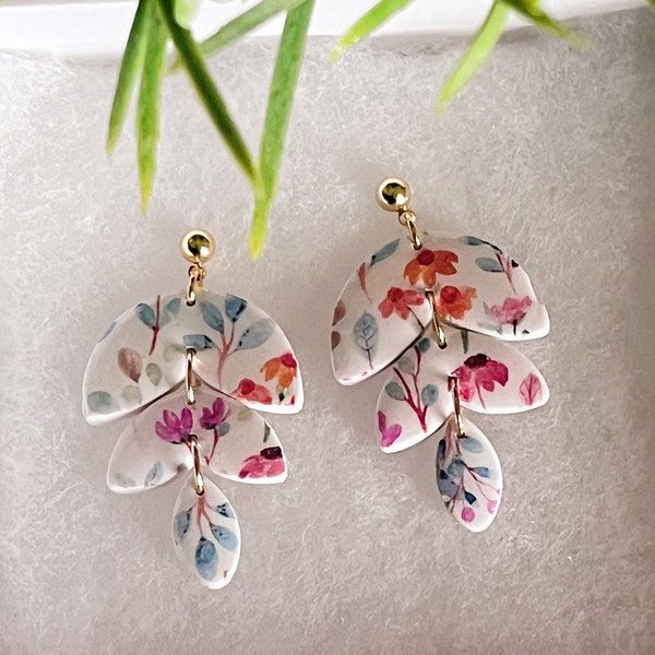 Spring Dangles | Spring Earrings | Polymer Clay Earrings | Handmade