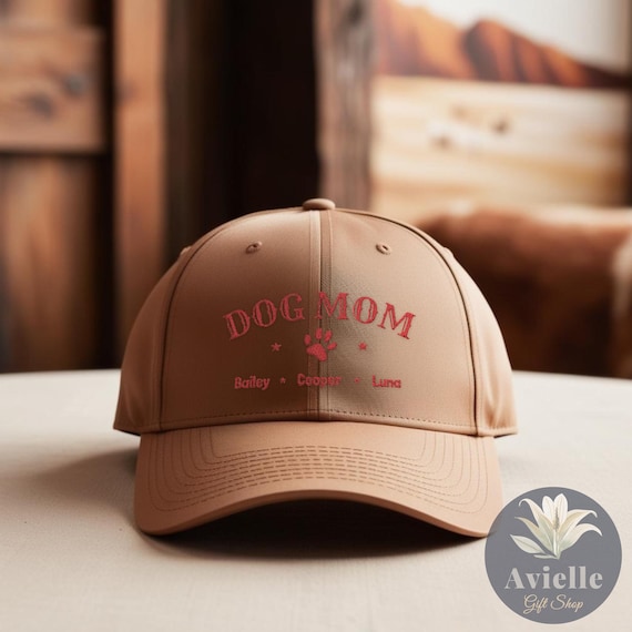Western Minimalist Dog Mom Hat | Boho Cowgirl Embroidered  display picture 3