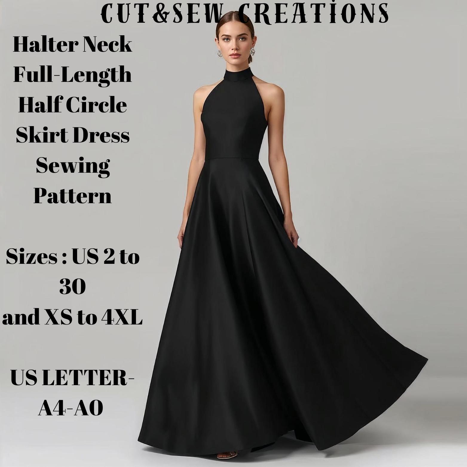 Halter Circle Dress - Etsy