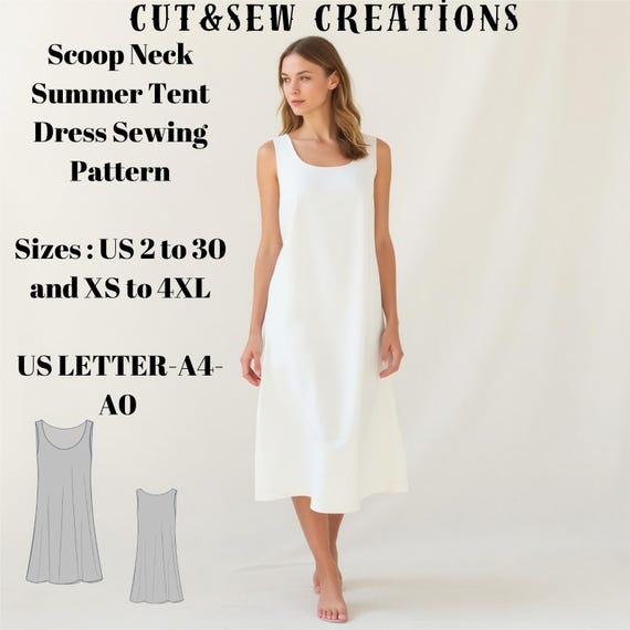 how to cut a tent dress Pattern cutting 0.3 The tent dress Fabrickated