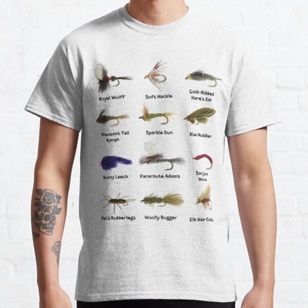 Fly Fishing Flies Fisherman Gift Classic .jpg T-Shirt, Sweatshirt, Hoodie - 54079