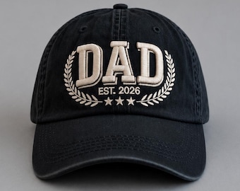Dad 3D Puff Hat Embroidery Design | Fathers Day Embroidery | Dad Embroidery Designs | PES DST Files | Hat Embroidery File