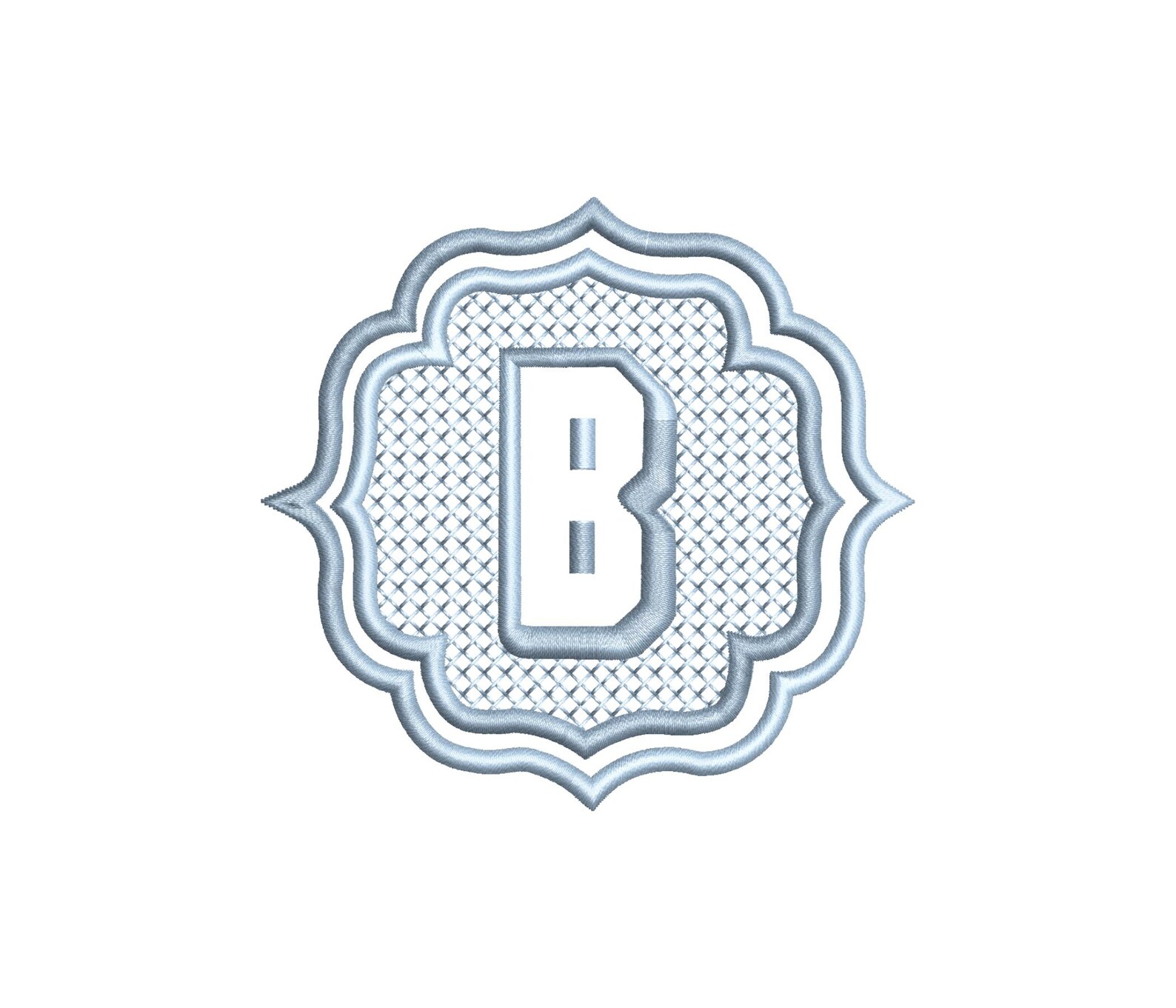 Embossed Embroidery Monogram Font, Machine Embroidery Monogram Fonts ...