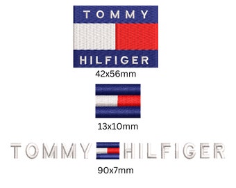 Tommy Hilfiger Embroidery Designs: High-Quality DST and PES Files Instant Download