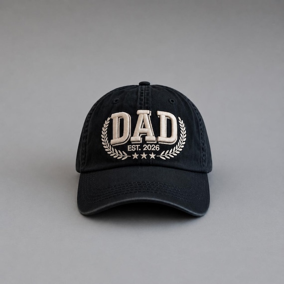 Dad 3D Puff Hat Embroidery Design | Fathers Day Embroidery | Dad Embroidery Designs | PES DST Files | Hat Embroidery File