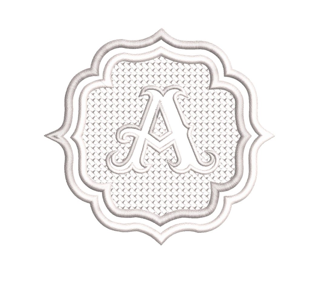 Embossed Monogram Patterns Embossed Monogram Embroidery Designs Font Towel Monogram Embroidery ...