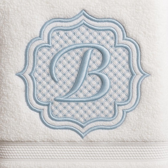 Monogram Embroidery Designs Embossed Embroidery Monogram Font, Machine Embroidery Monogram Font, Embossed Knock Down  INSTANT DOWNLOAD