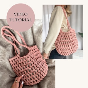 Tutoriel VIDEO sur le sac filet au crochet