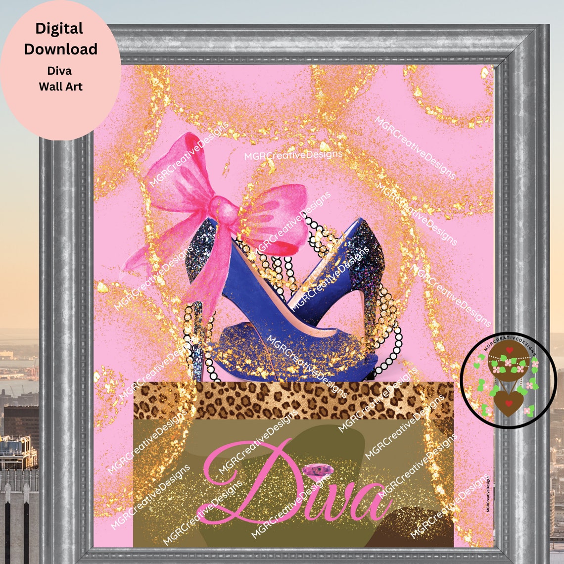 Diva Wall Art Printable Diva Wall Art Home Decor Office - Etsy