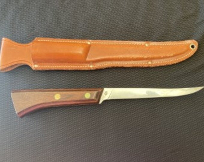 Western Cutlery CO. SW76 Fish Fillet Knife With Sheath Etsy