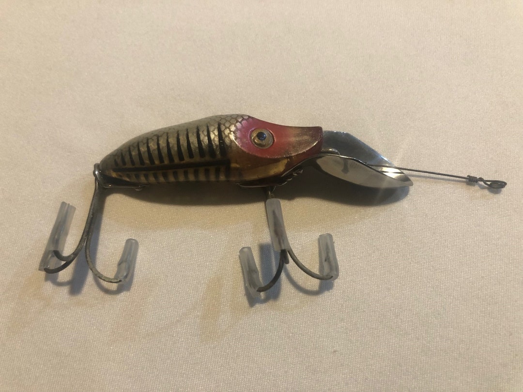 1940-1949 Heddon Go Deeper River Runt #D9110XRS Excellent