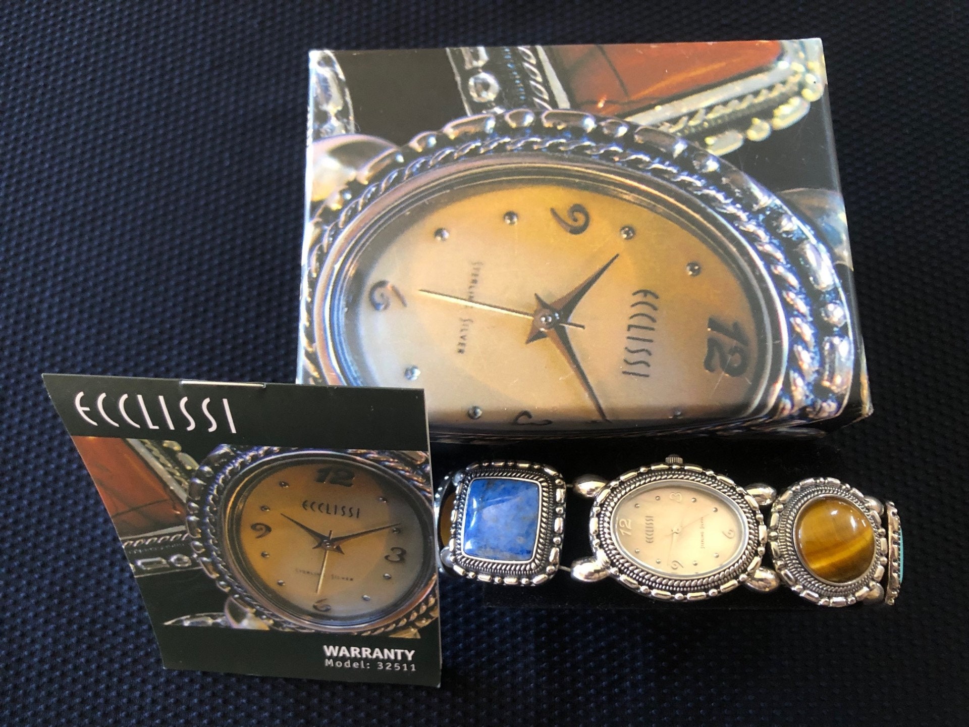 Vintage Ecclissi Womens Watch Model 32511, Sterling Silver  display picture 3
