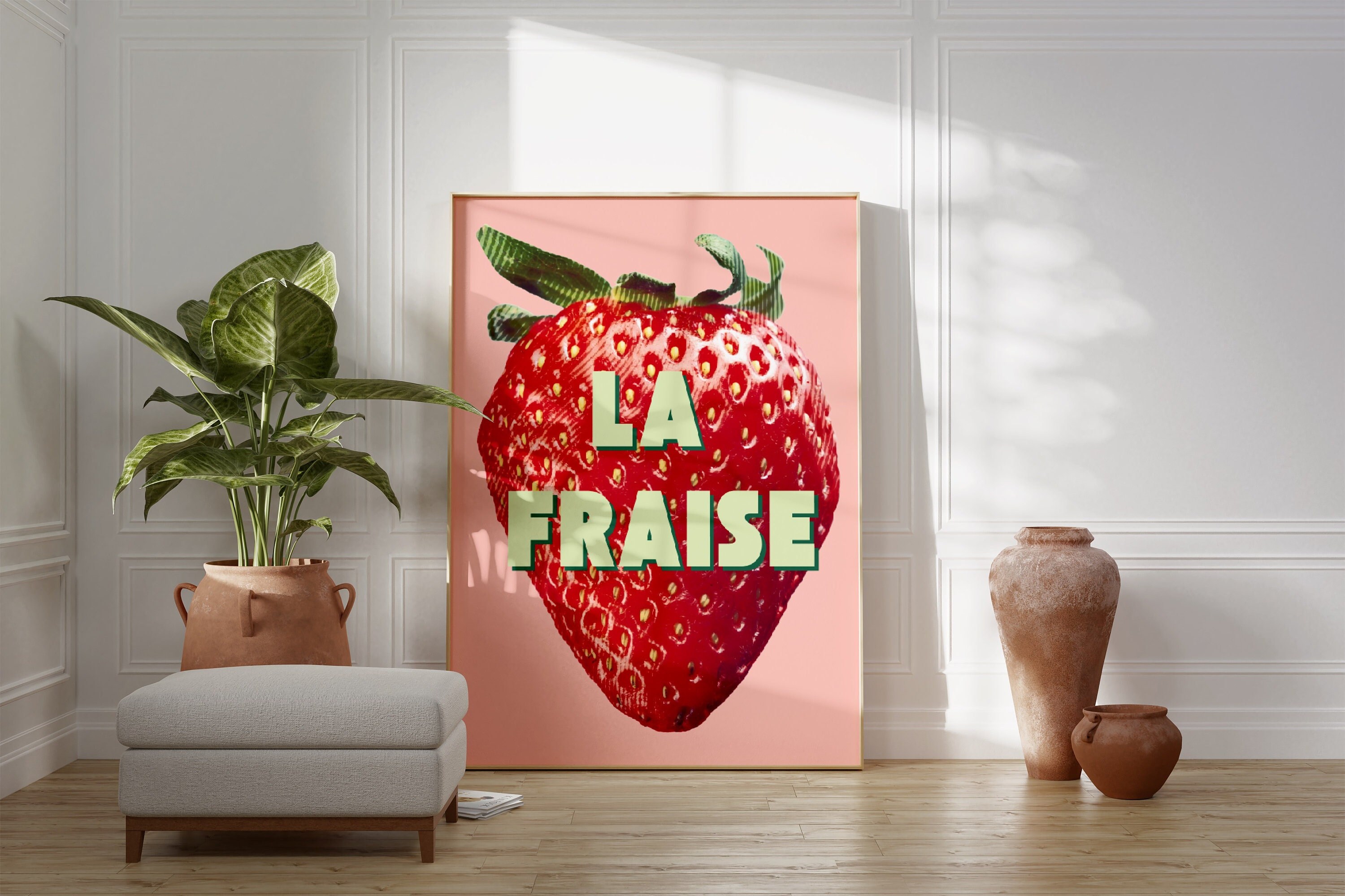 Fraises Art Print - Etsy, image size:3000x2000
