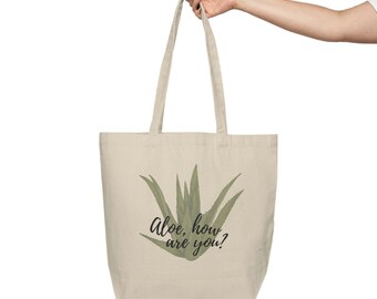 Canvas Shopping Tote