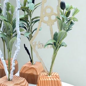 Wooden Palestine Map with Olive Branches: Muslim Gift, 12-Inch Carved Silhouette