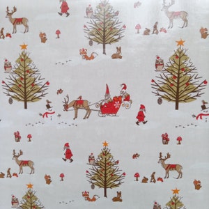Christmas Bells and Bows Gold Oilcloth – Oilcloth By The Yard