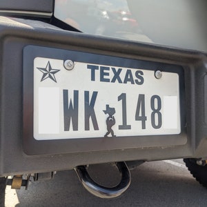 Sasquatch License Plate Border SVG, DXF