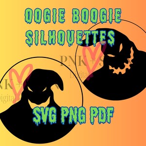 ウーギー・ブギー svg png pdf| ナイトメア svg | ハロウィン svg | svg | クリカット デザイン | デジタル ダウンロード