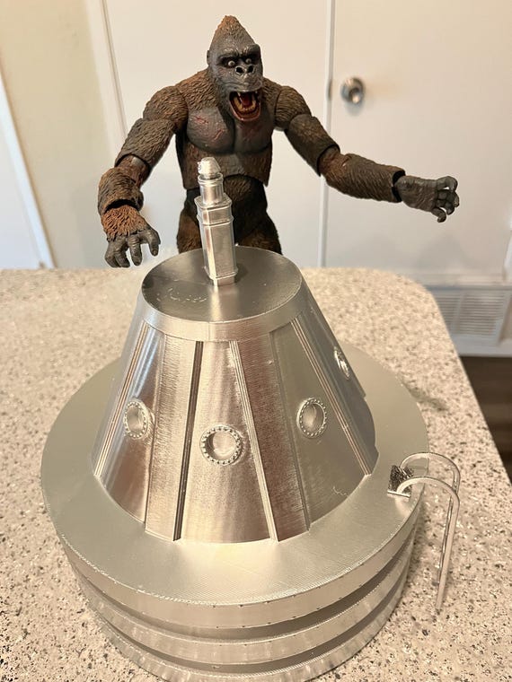 King Kong Empire State Building 3D Print for Figurine 1933 7