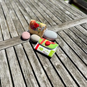 Handmade wallets made from TetraPak 2-pack – Apple and Cherry Plum Juice – Upcycled Tetra Pak wallet
