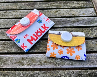 Tetra Pak Monedero De Material Reciclado Carteras Hechas A Mano Hechas De  TetraPak Conjunto De