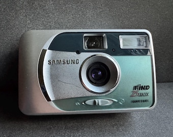 ¡Cámara de película de 35 mm Samsung Fino 25 DLX QUARTZ DATE Point & Shoot probada!