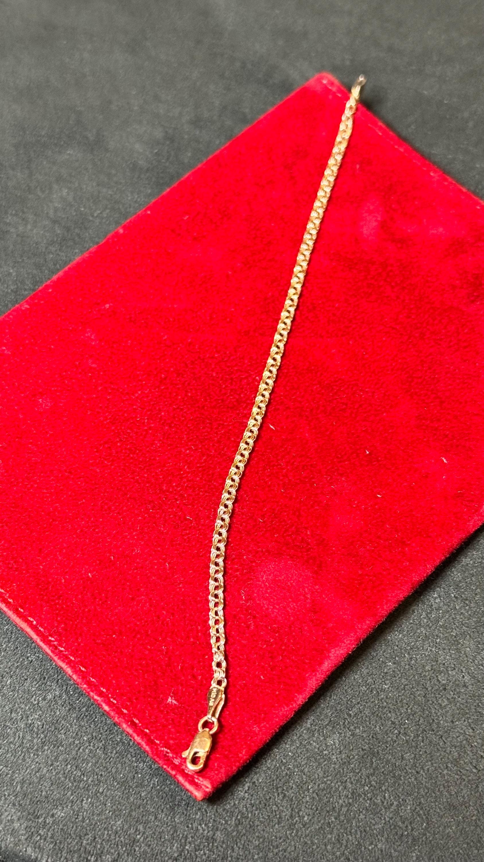 ヴィンテージ オリジナル ローズゴールド ブレスレット 585 14K