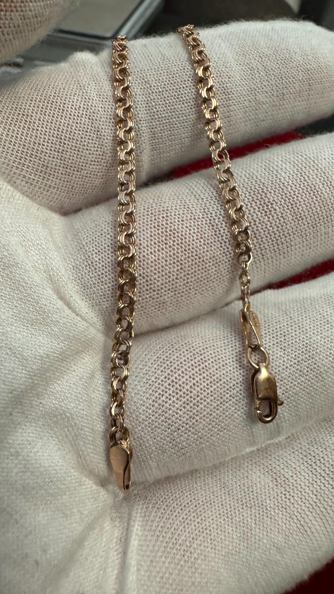 ヴィンテージ オリジナル ローズゴールド ブレスレット 585 14K