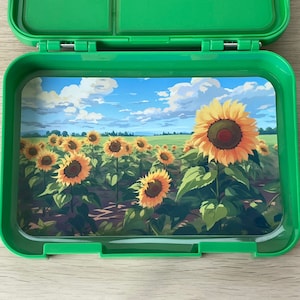 Brotdosen Einleger Sonnenblumen