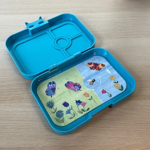 Lunch box insert butterflies
