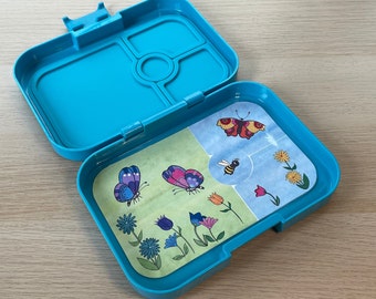 Lunch box insert butterflies
