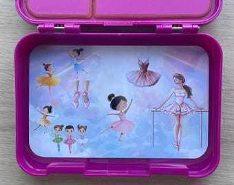 Lunch box insert Ballet