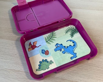 Lunchbox inserts with dinosaurs