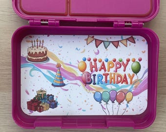 Brotdosen Einleger Happy Birthday