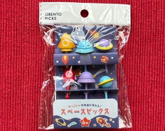 Food Picks Set Space 3D