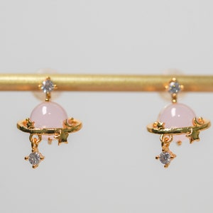 Stud Earrings Set, Gold Stud Earrings Set, Silver Earrings Set, Moon ...
