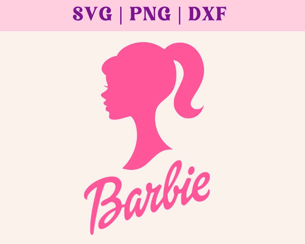 Barbie Head SVG Doll Head Silhouette Svg Svg Png Dxf - Etsy UK