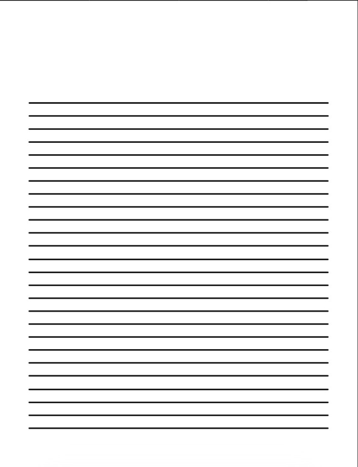 2 Printable Note Pages With A4 Lines - Etsy
