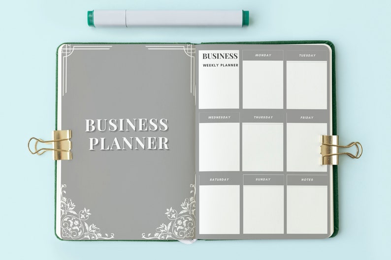 Business Planner Printable Business Planner PDF Planner - Etsy