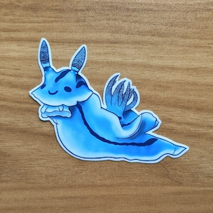 Smiley Sea Slug Sticker