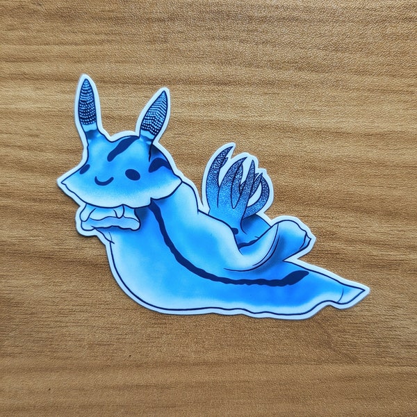 Smiley Sea Slug Sticker