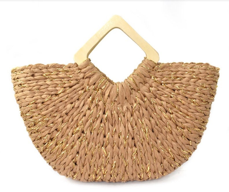 Handmade Gold Straw Bag Straw Bag Gold Beach Bag Luxury Beach Bag Beach Club Bag Evening Straw Purse Gold Evening Bag Straw Tote Etsy Canada