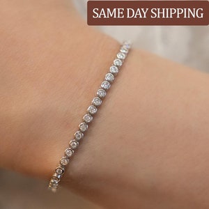 Moissaniet armband 2 MM 14 CM-20 CM ring set tennisarmband Moissaniet sieraden elegant cadeau voor haar