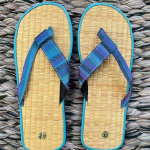 Hand made silk flip flops - clearance
