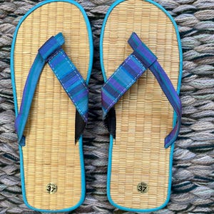 Hand made silk flip flops - clearance