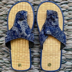 Hand made silk flip flops - clearance