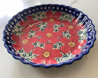 Boleslawiec Polish Pottery Pie Dish