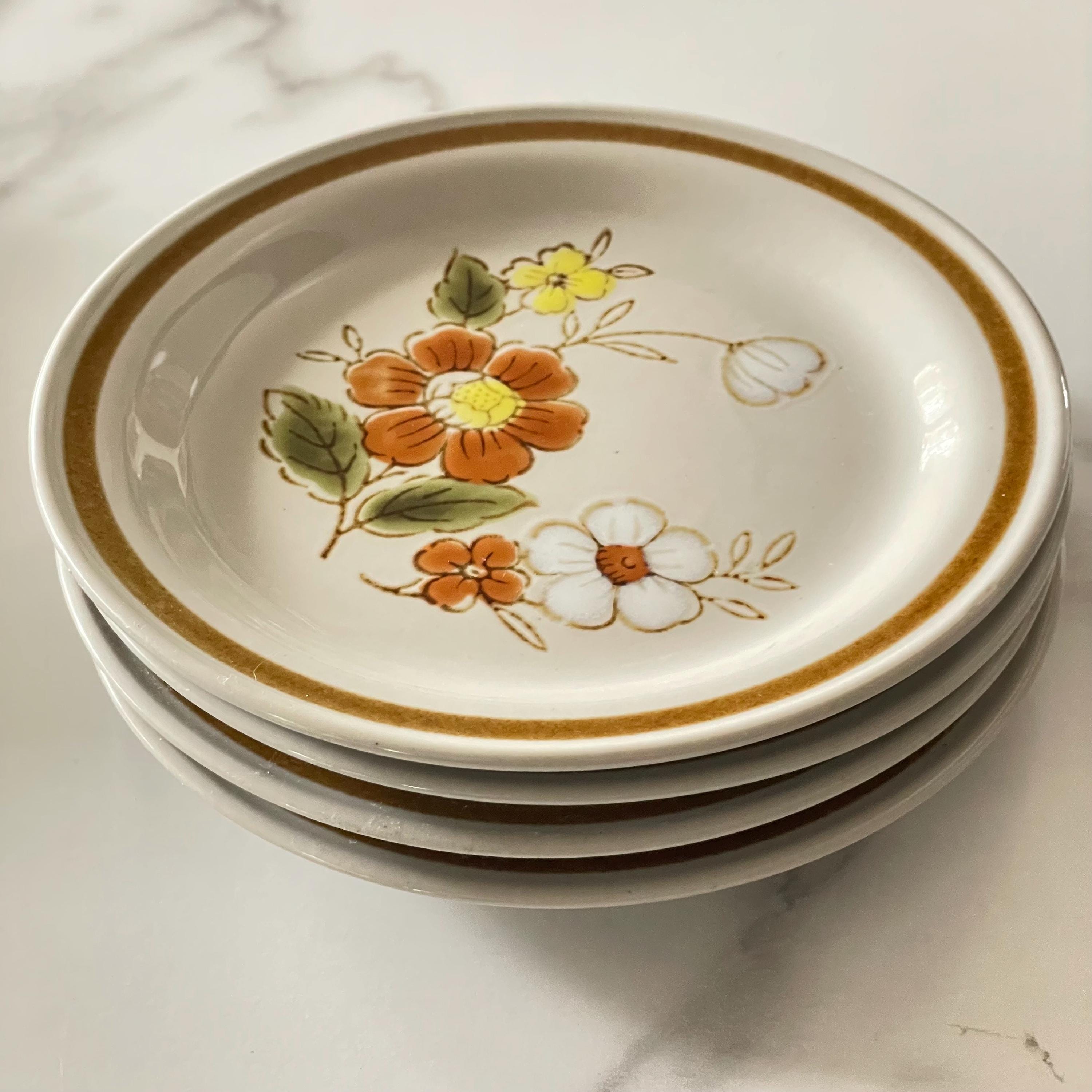 Mountain Wood Collection Stoneware Trellis Blossom Bread Dessert